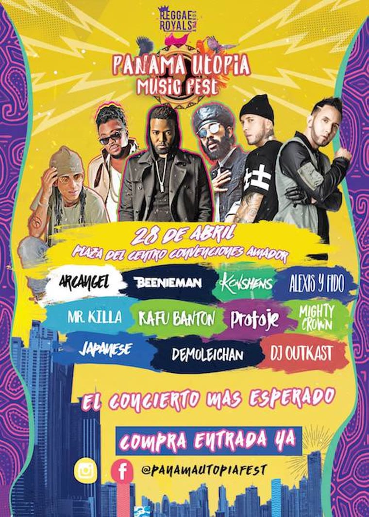 Panama Utopia Music Fest — Panama City · Reggae · Reggaeton · Electronic